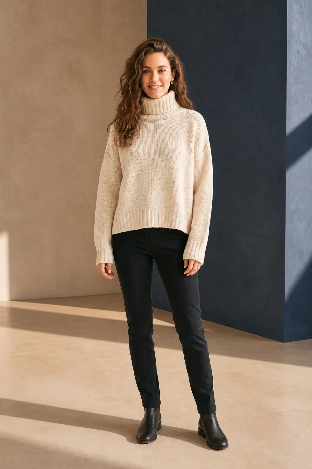 HEIR bone knitwear editorial