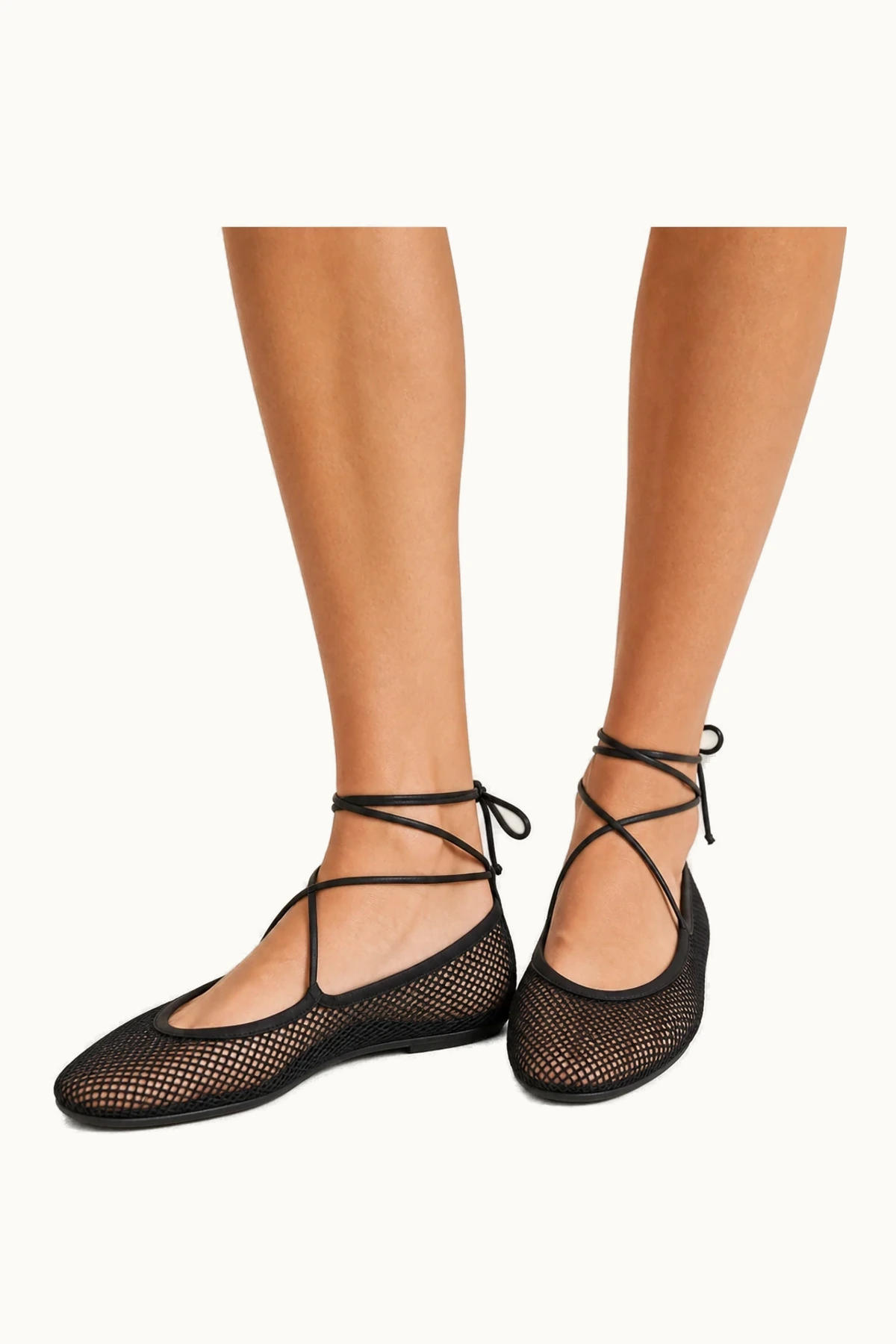 Capri Mesh Ballet Flat front view on a clean studio background